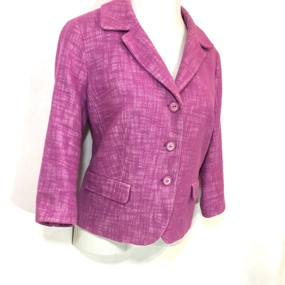 New Talbots Petites Women’s Pink Blazer Size 16WP